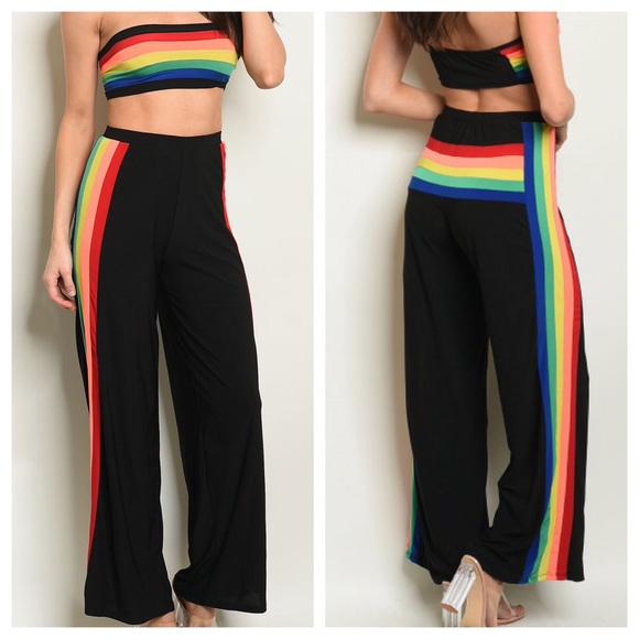 Pants - Rainbow Bandeau 2 pc Set